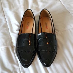 JustFab Patent Loafers